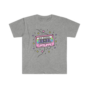'Old School' 90's Cassette Tape Retro Teacher Shirt
