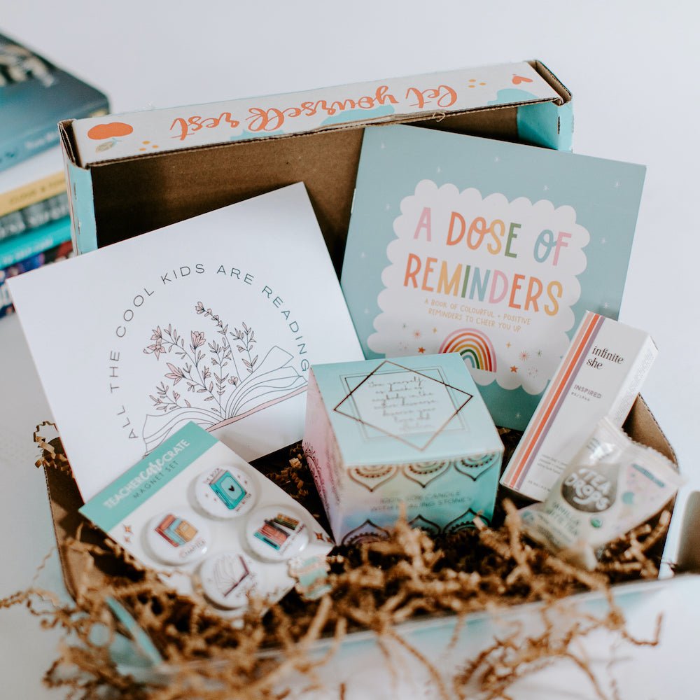 A "Mystery" Teacher Care Crate - Teacher Care Crate - 