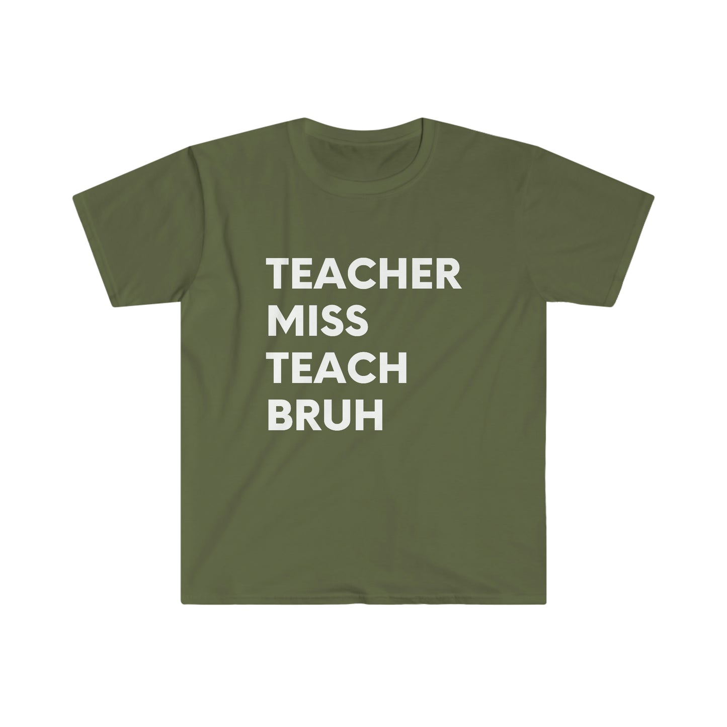 "Teacher Miss Teach Bruh" Teacher T-Shirt