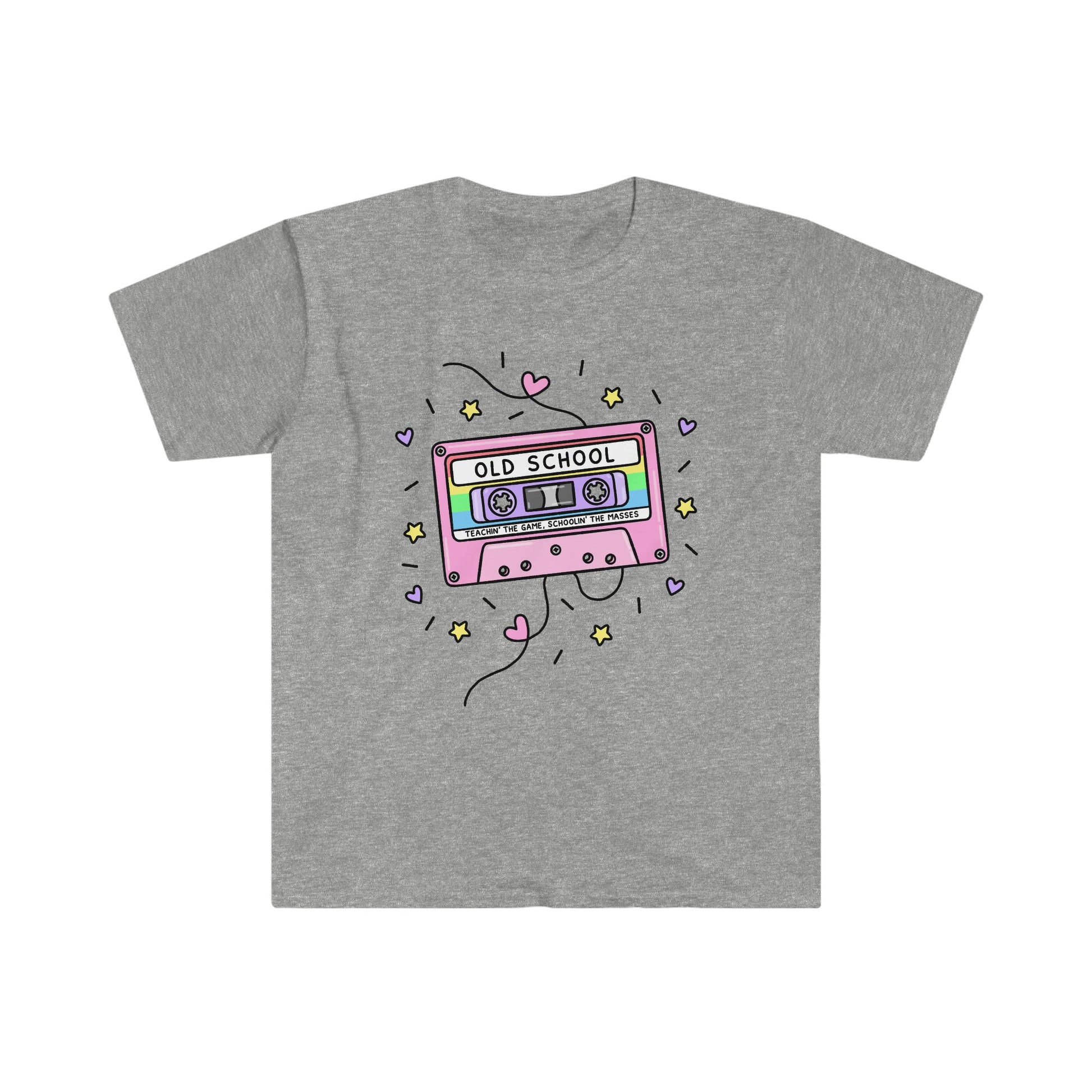 "Old School" 90's Cassette Tape Retro Teacher Shirt - Teacher Care Crate - T-Shirt