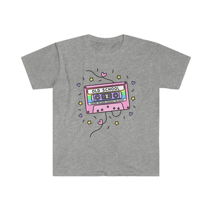 "Old School" 90's Cassette Tape Retro Teacher Shirt - Teacher Care Crate - T-Shirt